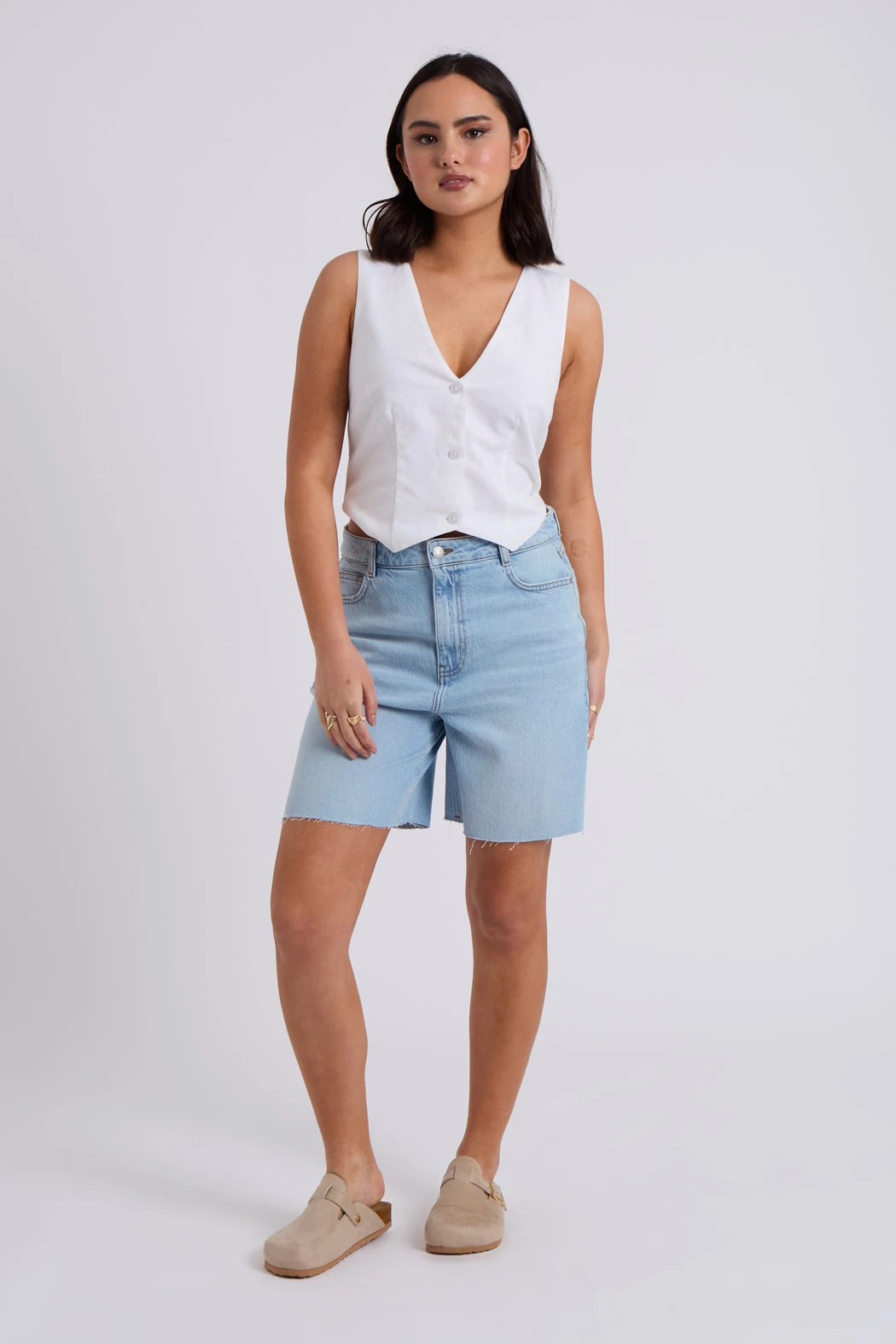 Bleach Bermuda Shorts Blue / 8