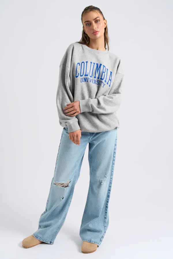 Bleach Wide Leg Ripped Knee Jean