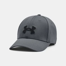 Blitzing Mens Adjustable Cap Pitch Gray / Black OSFM
