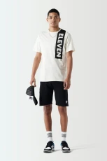 Block Graphic T hirt - Coconut