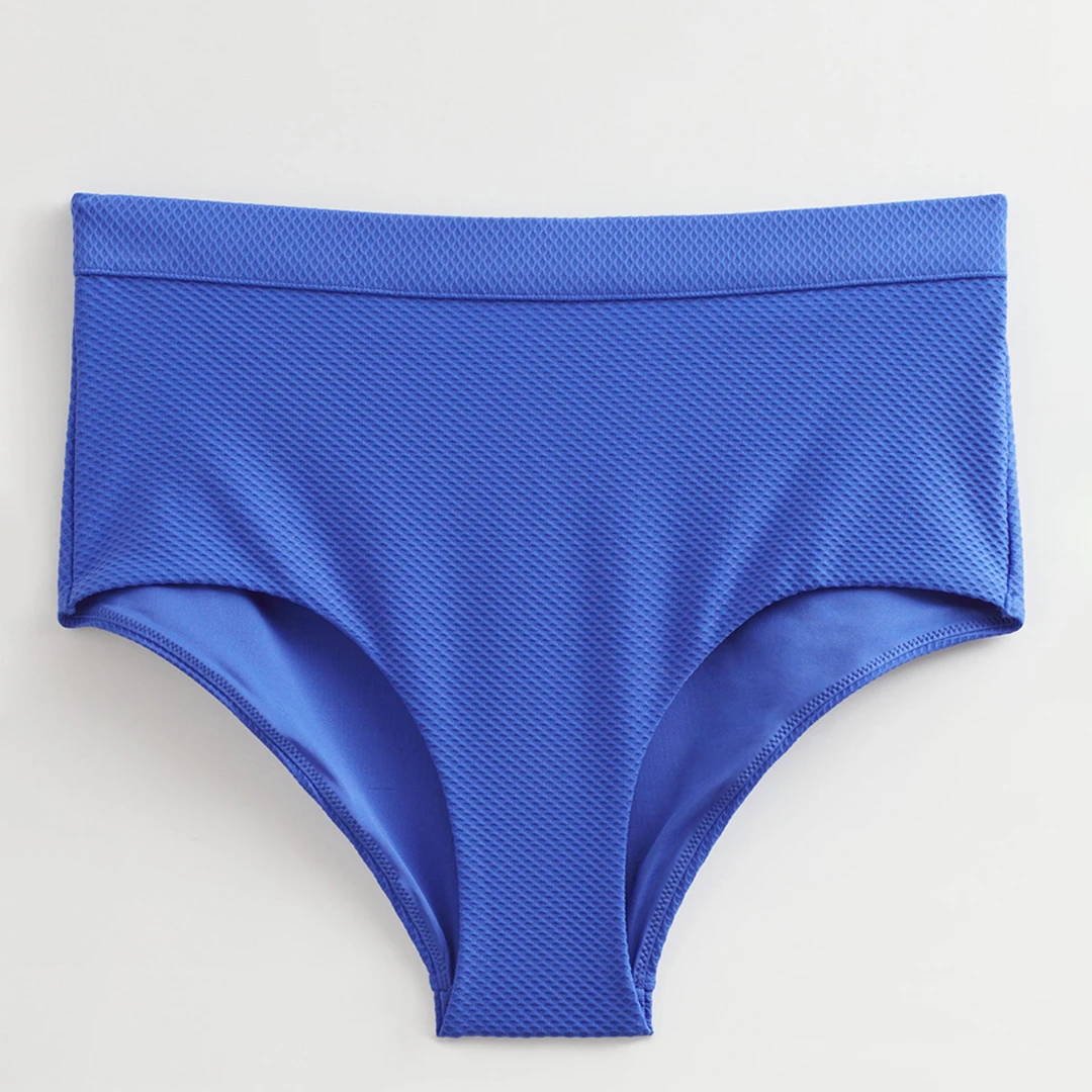 Blue Akhenaton High waist Bikini Briefs