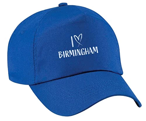 Blue Baseball Cap I Love Birmingham