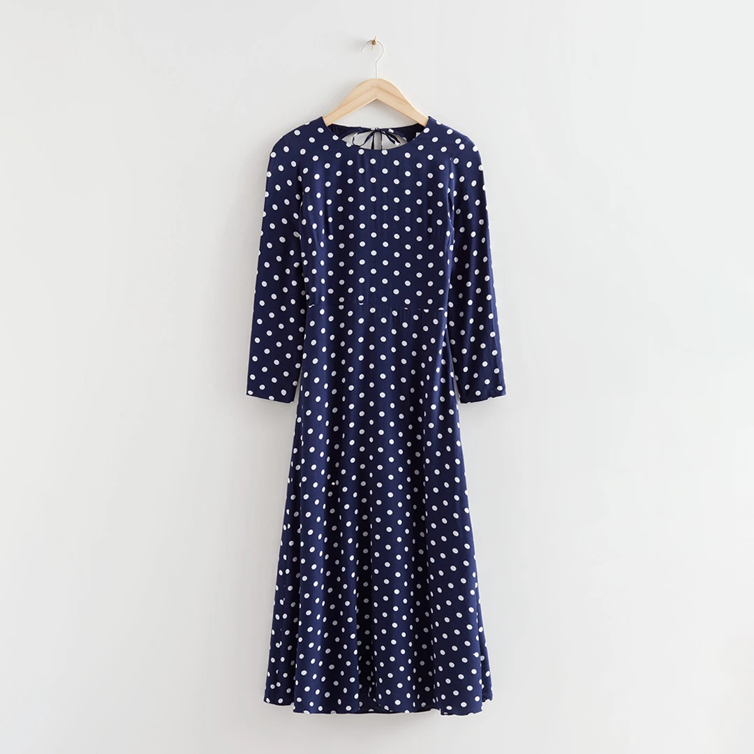 Blue Camilla Midi Dress