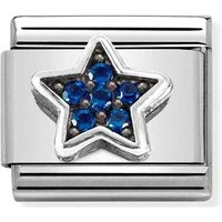 Blue Crystal Star Charm