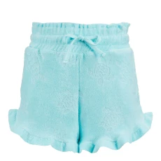 Blue Frill Short