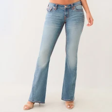 Blue Joey Low Rise Flare Super T Jeans