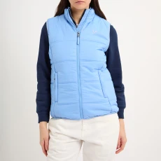 Blue Lightweight Logo Gilet