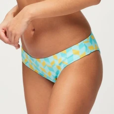 Blue Parallel Surf Fiji Bikini Bottoms