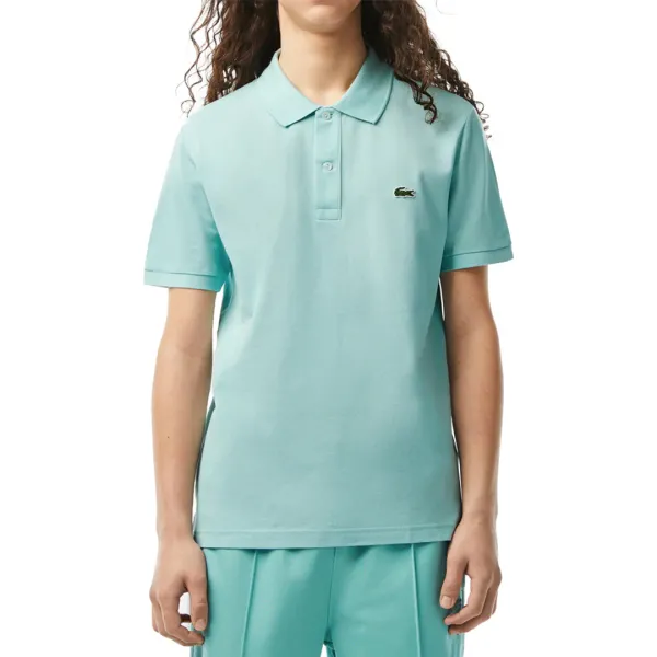 Mint Pique Cotton Polo Shirt