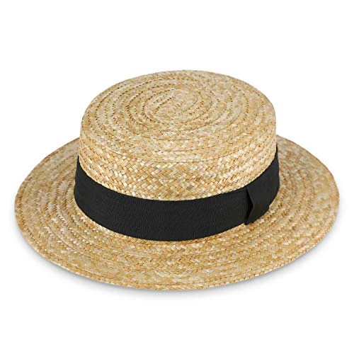 Boater Straw hat for Ladies & Gentlemen | Sun hat Made of 100% Straw | Circular Saw Straw hat