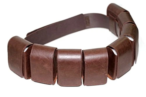 Boba Fett Belt + Pouches X 8 Costume Star Wars Props Accessories (L)