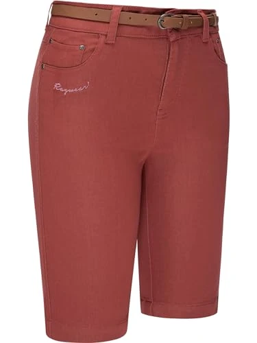 Bobiny Women's Short Trousers Jeans Shorts Summer Trousers 26-31 (Bobiny) - henna, size: 27
