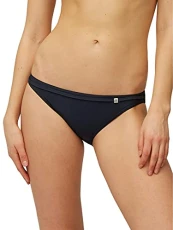 Body & Beach Women's Slip Bikini Bottoms, Black-Schwarz (Blauschwarz 001), 16 Body & Beach Women's Slip Bikini Bottoms, Black-Schwarz (Blauschwarz 001), 16