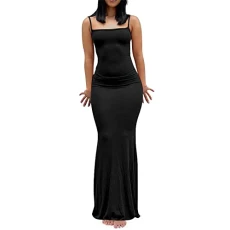 Bodycon Dress Fashion Tight Sling Dress Slim Fit Long Dress Wrap Hip Dresses for Women UK Sexy Party Dress Casual Soft Pro Skin Thin Dress Floor Length Fishtail Dress Solid Colour Club Dress Black Bodycon Dress Fashion Tight Sling Dress Slim Fit Long Dress Wrap Hip Dresses for Women UK Sexy Party Dress Casual Soft Pro Skin Thin Dress Floor Length Fishtail Dress Solid Colour Club Dress Black