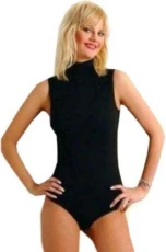 Bodysuits New Women's Turtleneck Sleeveless Black Large (UK 14) Bodysuits New Women's Turtleneck Sleeveless Black Large (UK 14)