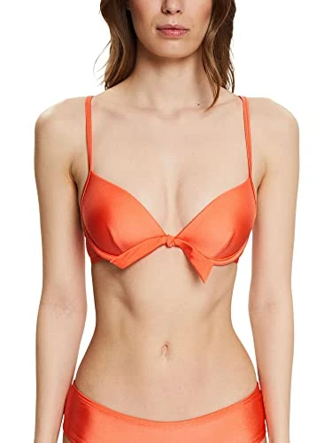 Bodywear Women's ZALEY Beach pad.Plunge.Bra Bikini, Coral, 38B