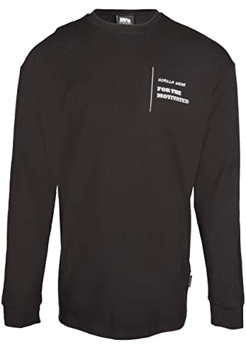 Boise Oversized Long Sleeve - Black - XXL