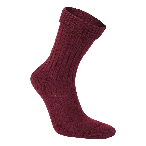 Boot Socks Hiker Wool Wild Berry - Purple