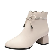 boots no 7 advent calendar 2024 women Fashion Autumn And Winter Women Boots Middle Heel Chunky Heel Round Toe Bow Side Zipper black shoes women walking boots womens silver cowboy boots boots no 7 advent calendar 2024 women Fashion Autumn And Winter Women Boots Middle Heel Chunky Heel Round Toe Bow Side Zipper black shoes women walking boots womens silver cowboy boots