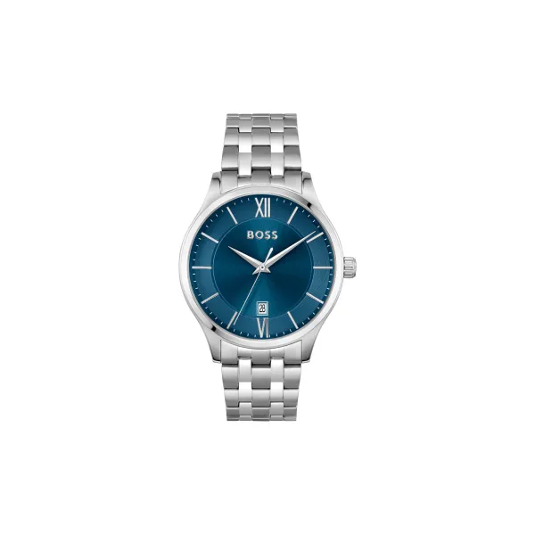 BOSS 1513895 Mens Elite Watch - Size One Size - Silver