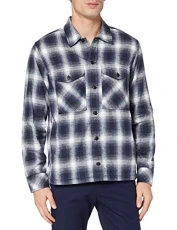 BOSS Men's Loflash Shirt, Dark Blue405, M