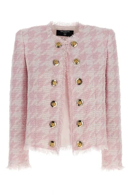 Boucl blazer - Pink
