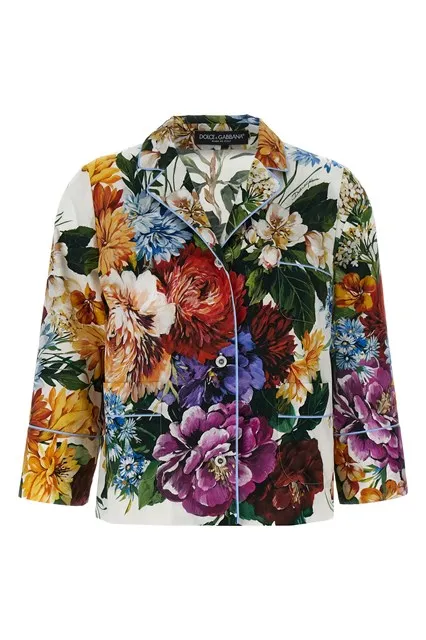 Bouquet print shirt - Multicolor