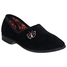 Bouquet Women's Slippers, Noir, 6 UK