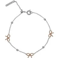 Bow & Ball Silver & Rose Gold Bracelet - Rose Gold