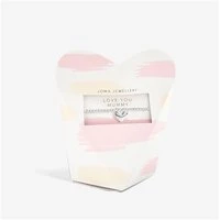 Boxed Love you Mummy Heart Bracelet - Silver