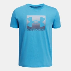 Boxed Sports Boys Short Sleeve Ether Blue / Downpour Gray YLG (59 in)