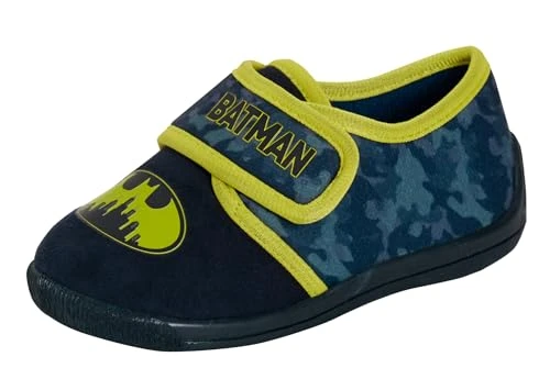 Boys Batman Slippers Black/Yellow EU 31 / UK 12