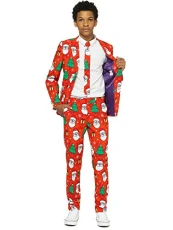Boy's Men Business Suit Pants Set, Holiday Hero, 14