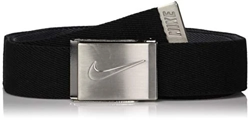 Boys' Reversible Stretch Web Belt, Black, One Size