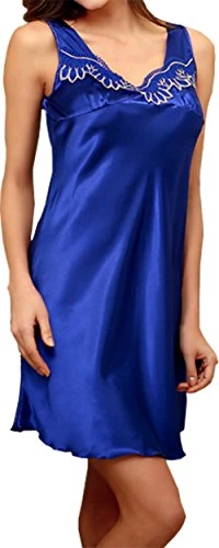 Brand Women's Soft Comfortable Nightgown Pajamas RoyalBlue