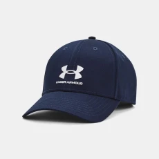 Branded Mens Adjustable Cap Midnight Navy / White OSF Blue