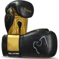 Bravose Nemesis Boxing Gloves Black/Gold 10oz