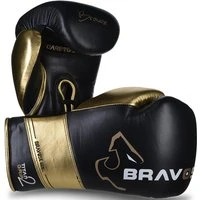 Bravose Titan Grip 2 Boxing Gloves Black/Gold 10oz