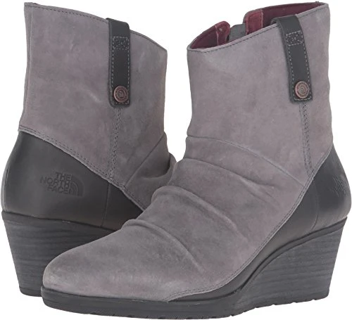 Bridgeton Wedge Zip Women US 7 Gray Ankle Boot