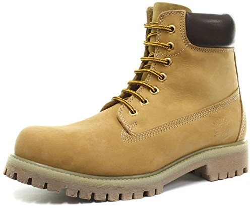 Brixton Yellow Mens Lace Up Ankle Boots Size UK 10