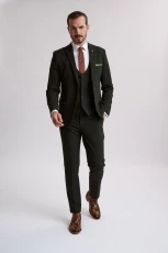 Bromley Olive Piece Suit