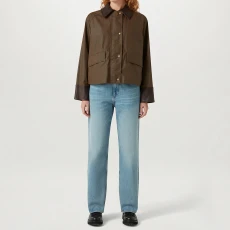 Brown Iris Leather Jacket