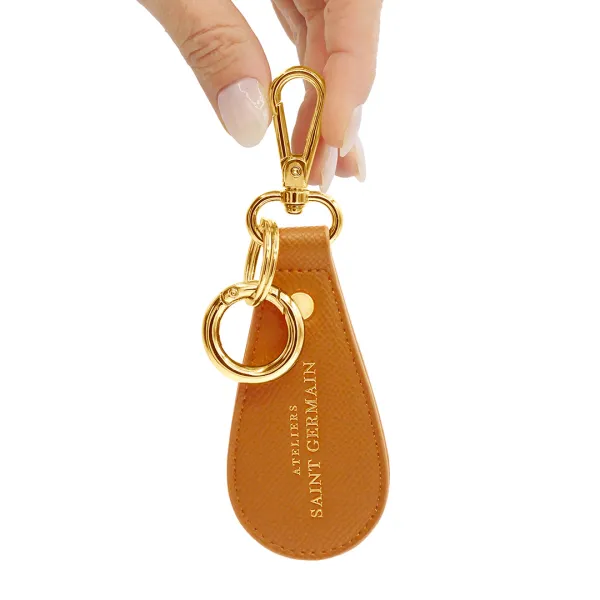 Brown Key Ring - Black
