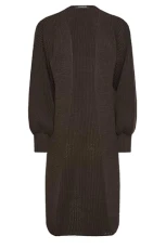Brown Knit Balloon Sleeve Cardigan Petite Brown Knit Balloon Sleeve Cardigan Petite