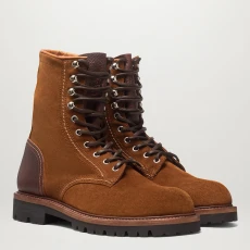 Brown Marshall Lace Up Suede Boots