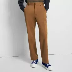 Brown Straight Trousers