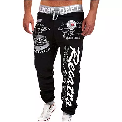 Brown Sweatpants Straight Leg Joggers Men Pyjamas Bottoms for Men UK Tall Wide Leg Trousers 36 inch Inseam Mens Cargo Pants Stretchy Mens Baggy Shorts Jeans UK Size Xmas Gift