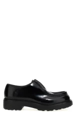 Brushed Leather Lace-Up Shoes Size 75