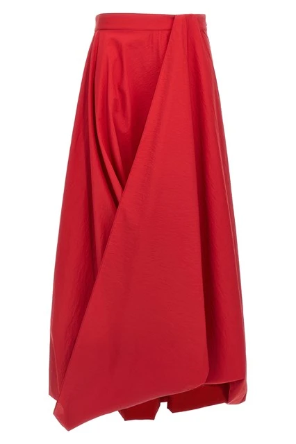 Bubble Hem skirt Red Size