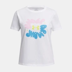 Bubble Wordmark Girls Short Sleeve White / Prime Pink / Sonic Yellow YLG (59 in) Bubble Wordmark Girls Short Sleeve White / Prime Pink / Sonic Yellow YLG (59 in)